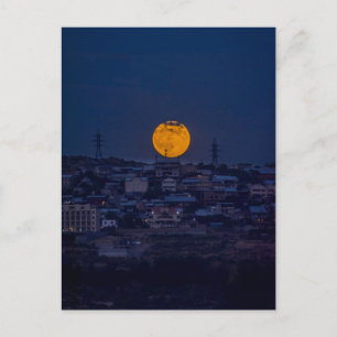 Vollmond über Yerevan Postkarte