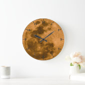 Vollmond-Uhr Große Wanduhr (Zuhause)