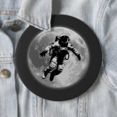 Vollmond und Astronaut Button (Beispiel)