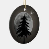 VOLLMOND UND BAUM KERAMIKORNAMENT (Rechts)