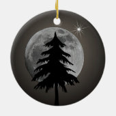 VOLLMOND UND BAUM KERAMIKORNAMENT (Hinten)