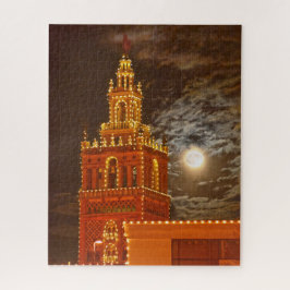 Vollmond und Giralda Tower, Kansas City, Missouri Puzzle