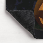 Vollmond und Jack O'Lantern Mousepad (Ecke)