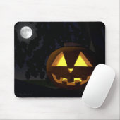 Vollmond und Jack O'Lantern Mousepad (Mit Mouse)