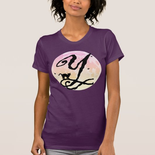 Vollmond- und Kat-Y-T - Shirt (Vorderseite)