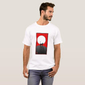 Vollmond und Katze T-Shirt (Vorne ganz)