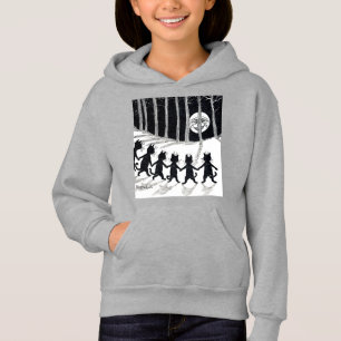Vollmond und Katzen, Louis Wain Hoodie