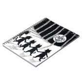 Vollmond und Katzen, Louis Wain Notizblock (Linke Seite)