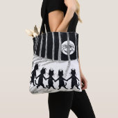 Vollmond und Katzen, Louis Wain Tasche (Von Nahem)