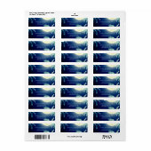 Vollmond und Palmen Trees Tropical-Adresse (Vorne)