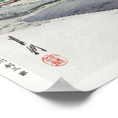 Vollmond und Pine Tree von Ogata Gekko (1896) Poster (Ecke)