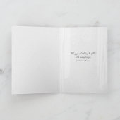 Vollmond und Segelboot zum Geburtstag Karte (Innenseite)