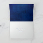 Vollmond und Wolke denken Karte (Innenseite)