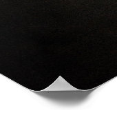 Vollmond und Wolken Poster (Ecke)