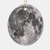 Vollmond-Verzierung Keramik Ornament (Links)