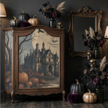 Vollmond Vintage Jack Haunted Mansion Dunkle Nacht