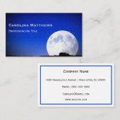 Vollmond Visitenkarte (Vorne/Hinten)