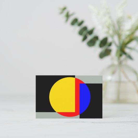 Vollmond Visitenkarte (Stehend Vorderseite)