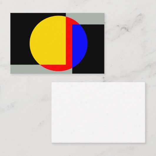 Vollmond Visitenkarte (Vorne/Hinten)