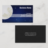 Vollmond-Visitenkarte Visitenkarte (Vorne/Hinten)