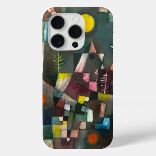 Vollmond von Paul Klee, Abstrakte Kunst Case-Mate iPhone Hülle (Rückseite)