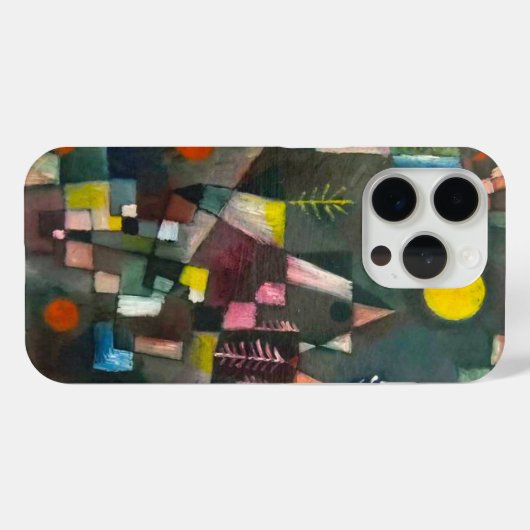Vollmond von Paul Klee, Abstrakte Kunst Case-Mate iPhone Hülle (Rückseite (Horizontal))