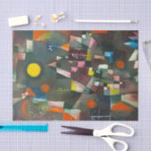 Vollmond von Paul Klee, Abstrakte Kunst Seidenpapier (Handwerk)
