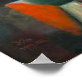 Vollmond von Paul Klee Poster (Ecke)