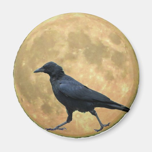 Vollmond, Walking Crow Magnet (Vorne)