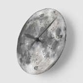 Vollmond-Wall-Uhr Runde Wanduhr (Winkel)