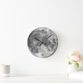 Vollmond-Wall-Uhr Runde Wanduhr (Zuhause)
