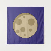 Vollmond Wandteppich (Vorderseite (Horizontal))