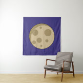 Vollmond Wandteppich (Beispiel (Horizontal))