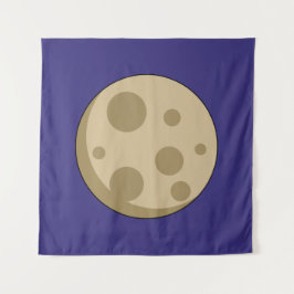 Vollmond Wandteppich