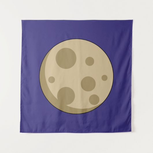 Vollmond Wandteppich (Vorderseite)