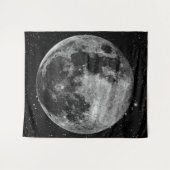 Vollmond Wandteppich (Vorderseite (Horizontal))