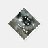 Vollmond Was hat Nacht mit Schlafen zu tun? Serviette (Ecke)