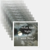 Vollmond Was hat Nacht mit Schlafen zu tun? Serviette