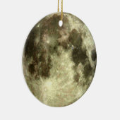 Vollmond-Weihnachten Keramik Ornament (Rechts)