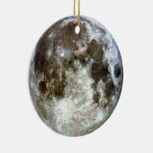 Vollmond-Weihnachten Keramikornament (Rechts)