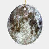 Vollmond-Weihnachten Keramikornament (Links)