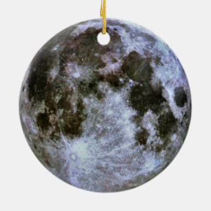 Vollmond-Weihnachten Keramikornament