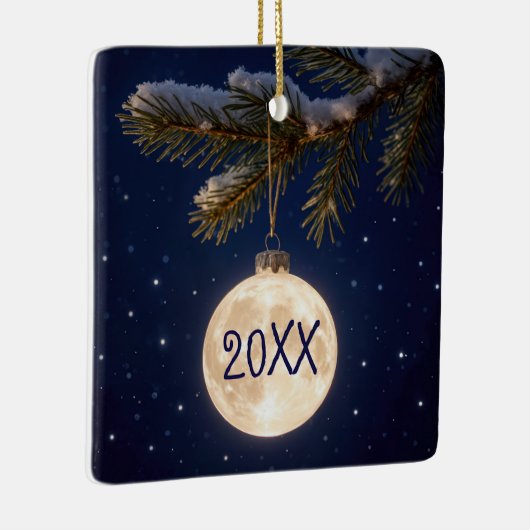 Vollmond Weihnachtsschmuck (Rechts)