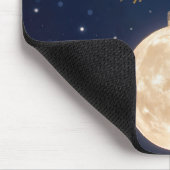 Vollmond Weihnachtsschmuck Mousepad (Ecke)