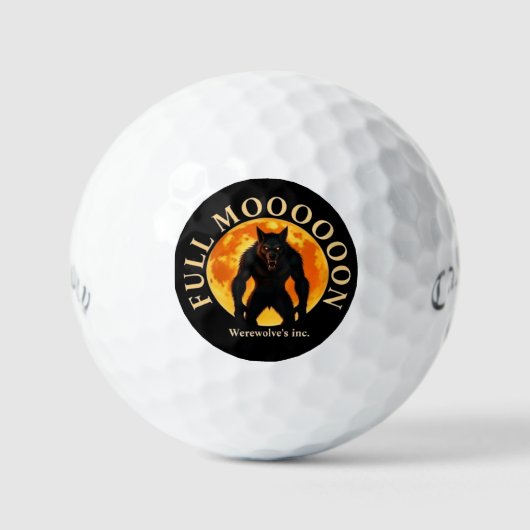 VOLLMOND WERWOLF GOLFBALL (Vorderseite)