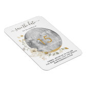 Vollmond-Wildblume Goldmedaille Magnet (Rechte Seite)