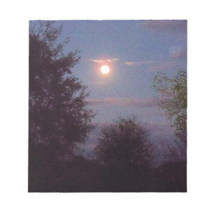 Vollmond Wolf Mondaufgang Notizblock