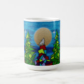 Vollmond-Wolf-Supermond  Kaffeetasse (Mittel)