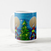 Vollmond-Wolf-Supermond  Kaffeetasse (Vorderseite Links)