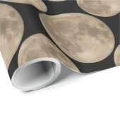Vollmond Wrapping Paper Romantisches Moon Gift Pap Geschenkpapier (Rolleneckpunkt)
